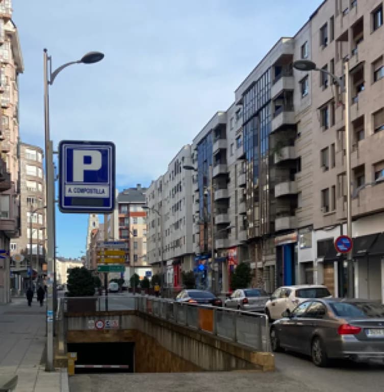 Parking Compostilla en Ponferrada (León)