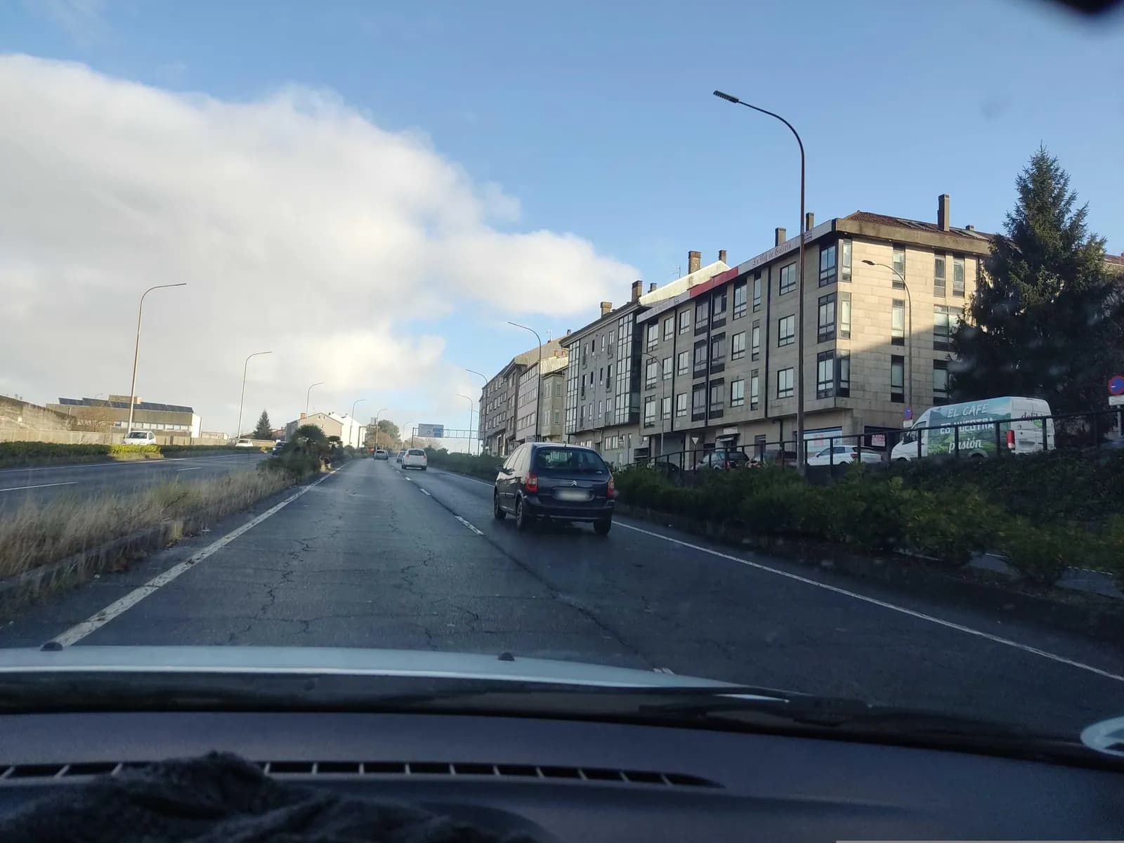 Aparcamiento de los Salgueiriños en Santiago de Compostela (A Coruña)