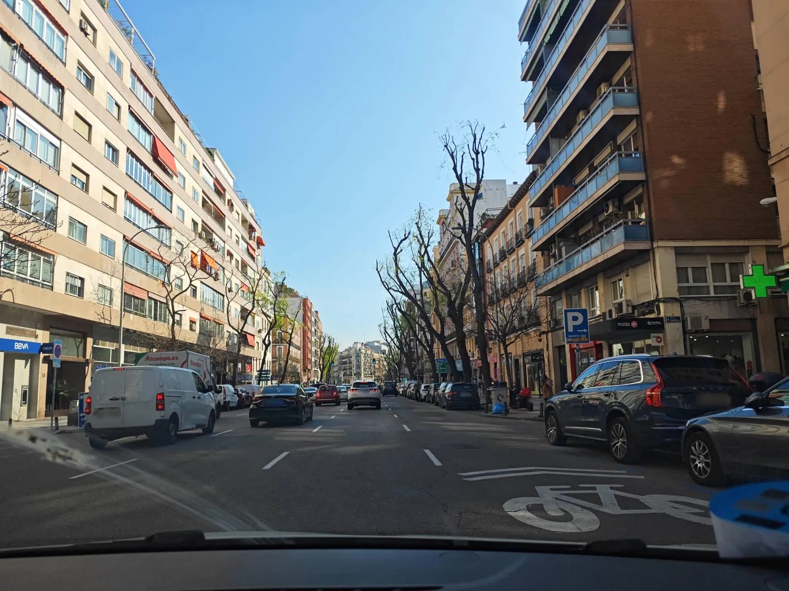 Parking por horas Bravo Murillo 18 en Madrid (Chamberí, 24 h) en Madrid