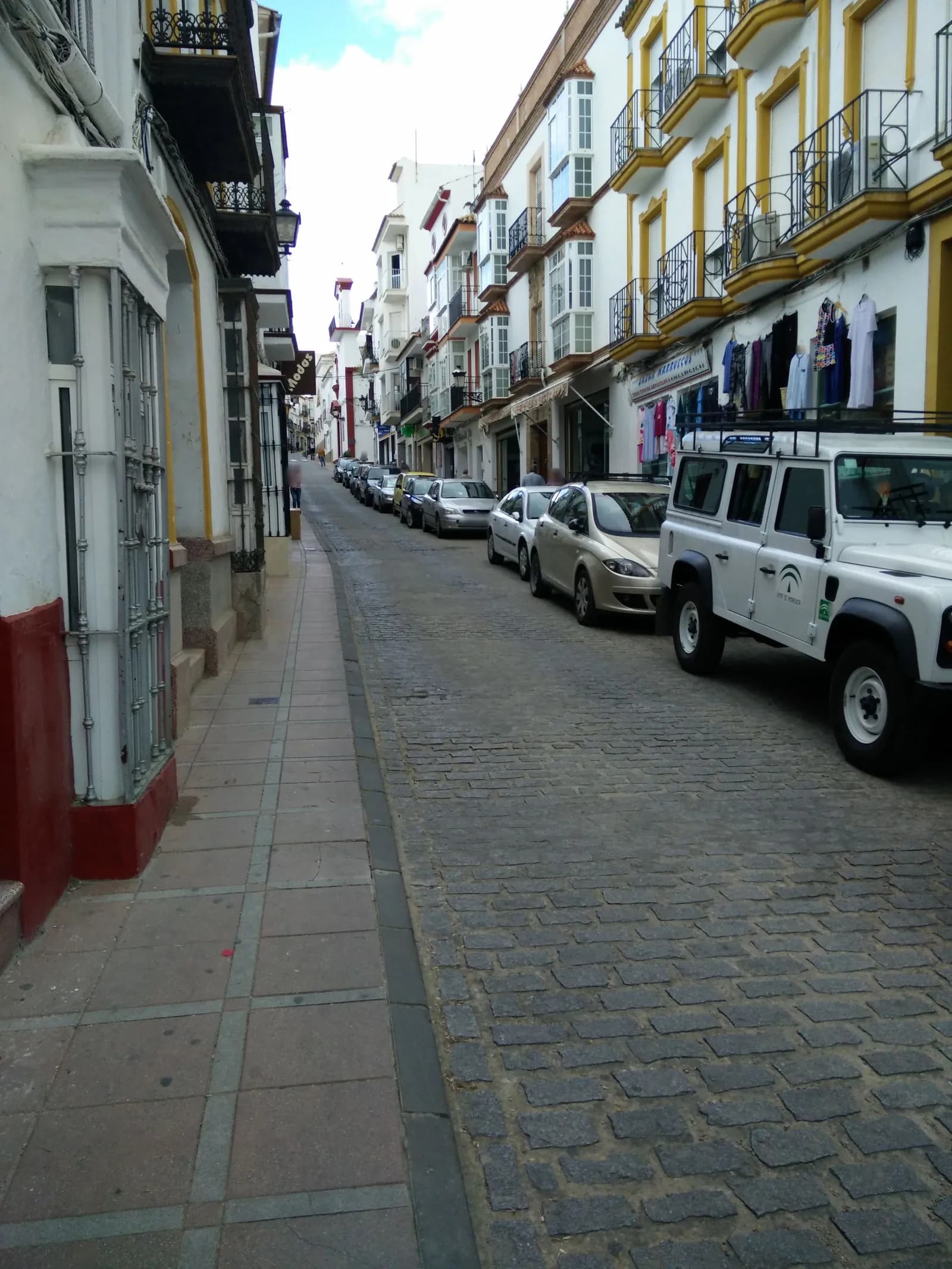 Aparcamiento gratuito en Calle Mercado en Olvera (Cádiz)