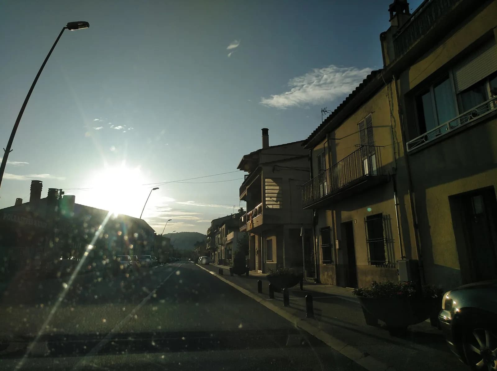 Aparcamiento gratuito en Carrer Major en Bescanó (Girona)
