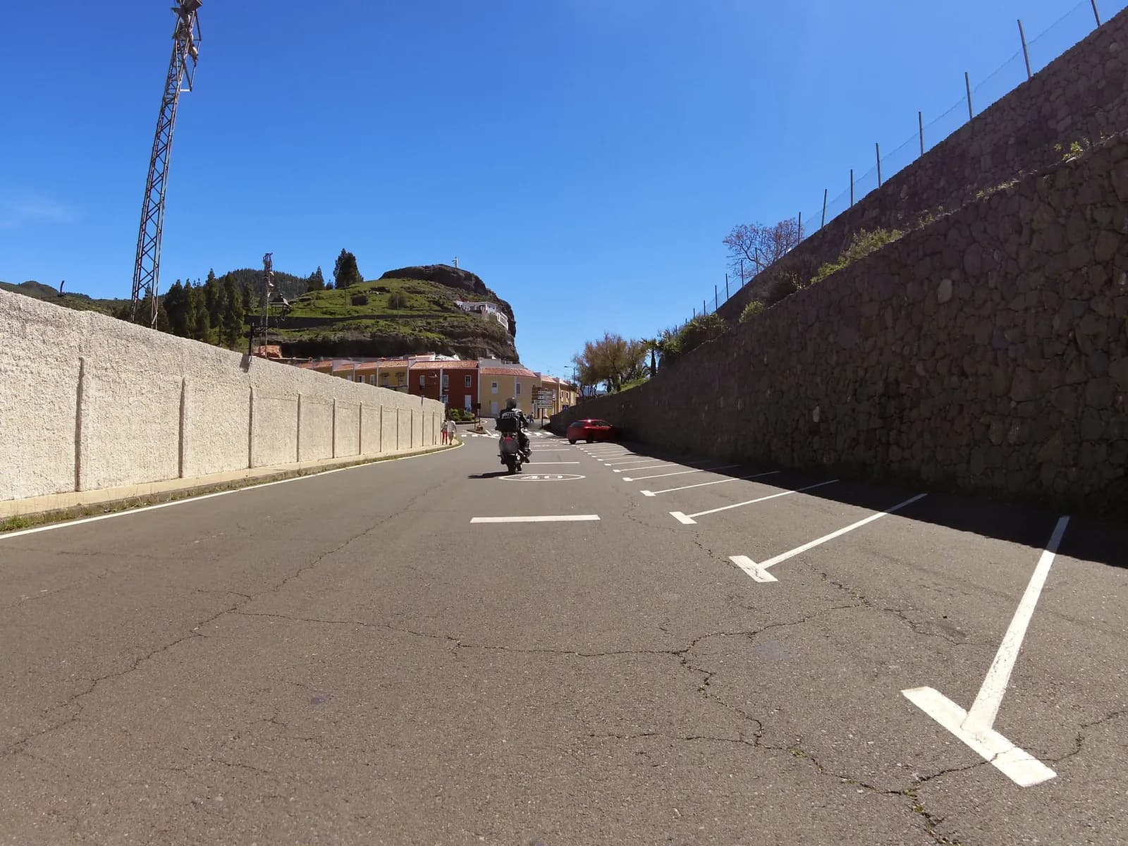 Aparcamiento gratuito en el centro de Artenara en Artenara (Las Palmas)