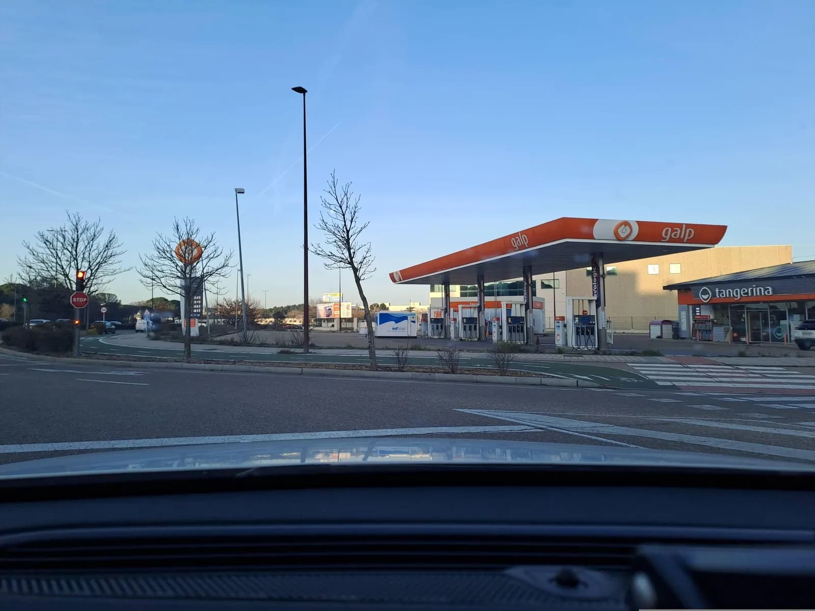 Aparcamiento LIDL en Cistérniga (Valladolid)