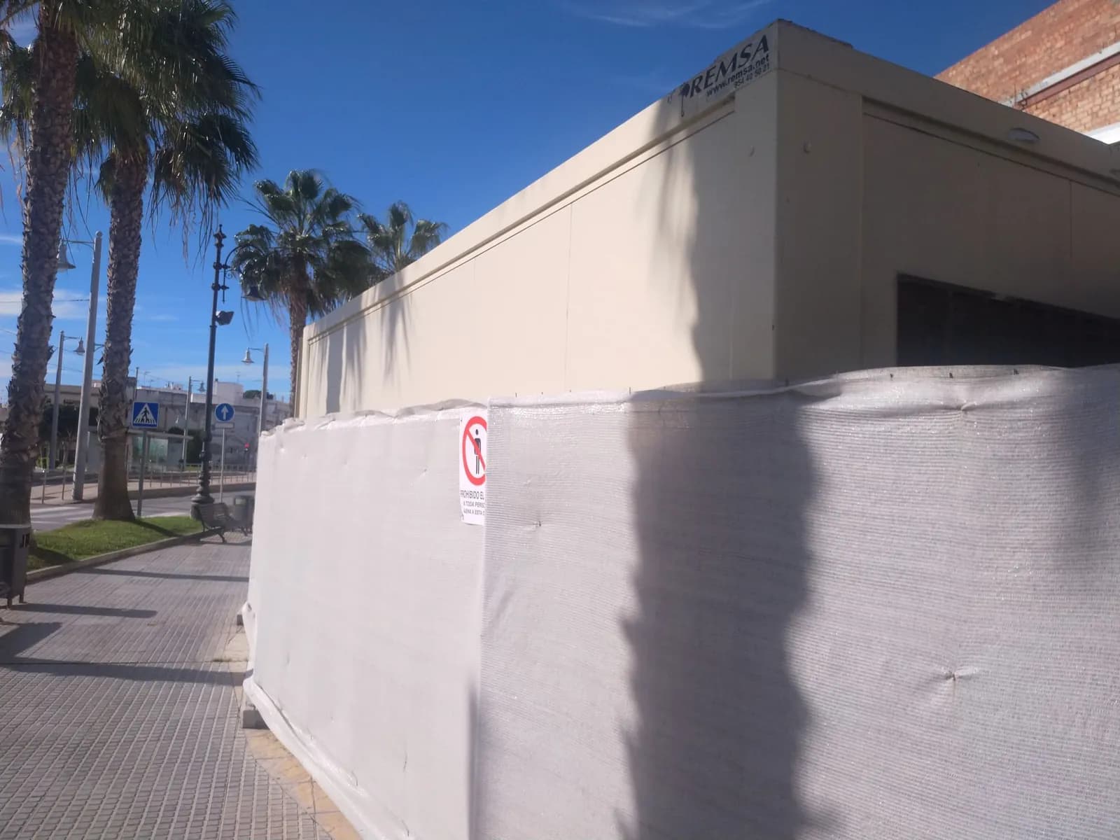 Aparcamiento Venta de Vargas en San Fernando (Cádiz)
