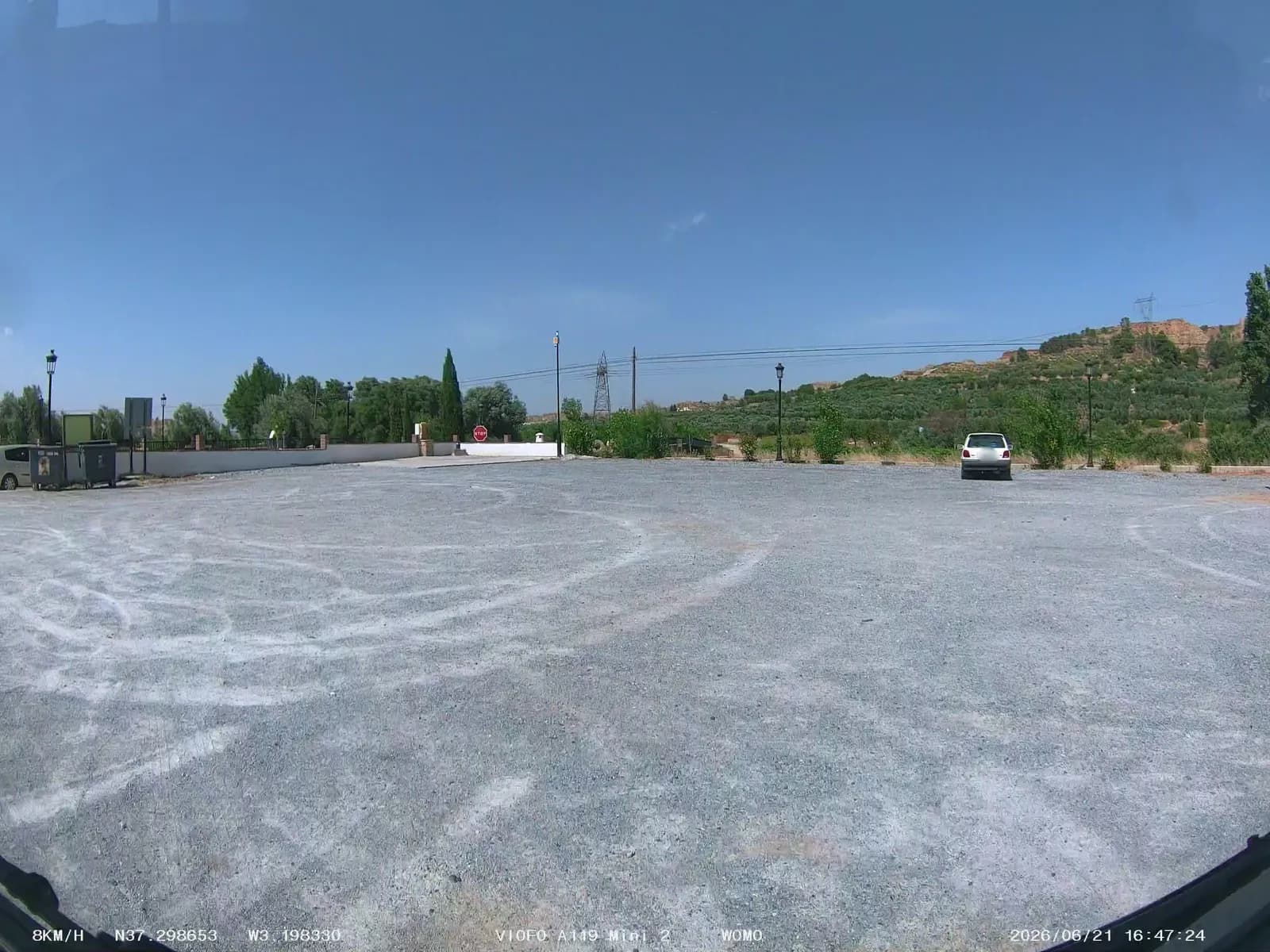 Parking gratuito Autocaravanas en Marchal: calle Rambla, comarca de Guadix en Marchal