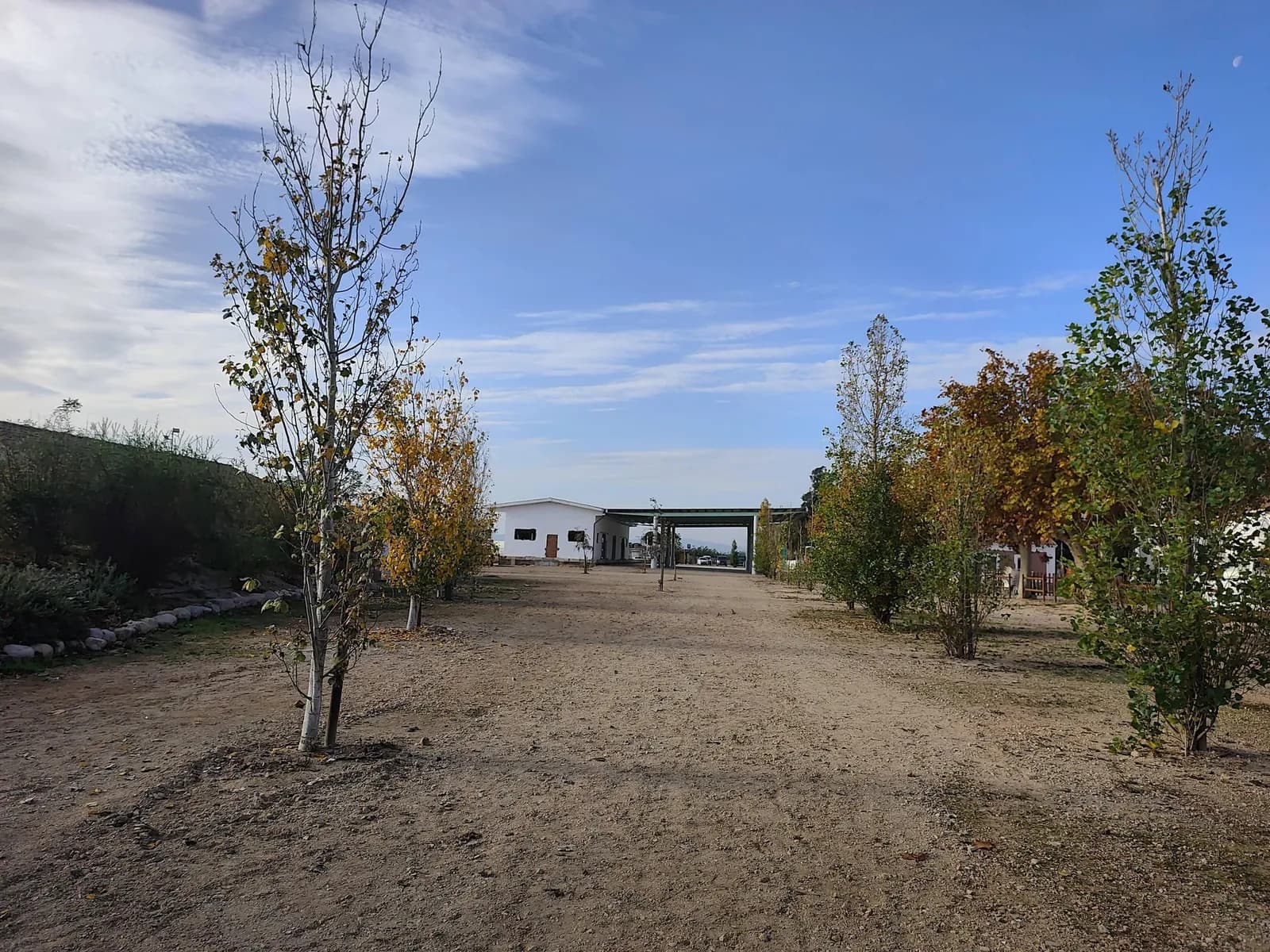 Parking — Zona verda de L'Aldea parc en L`Aldea (Tarragona)