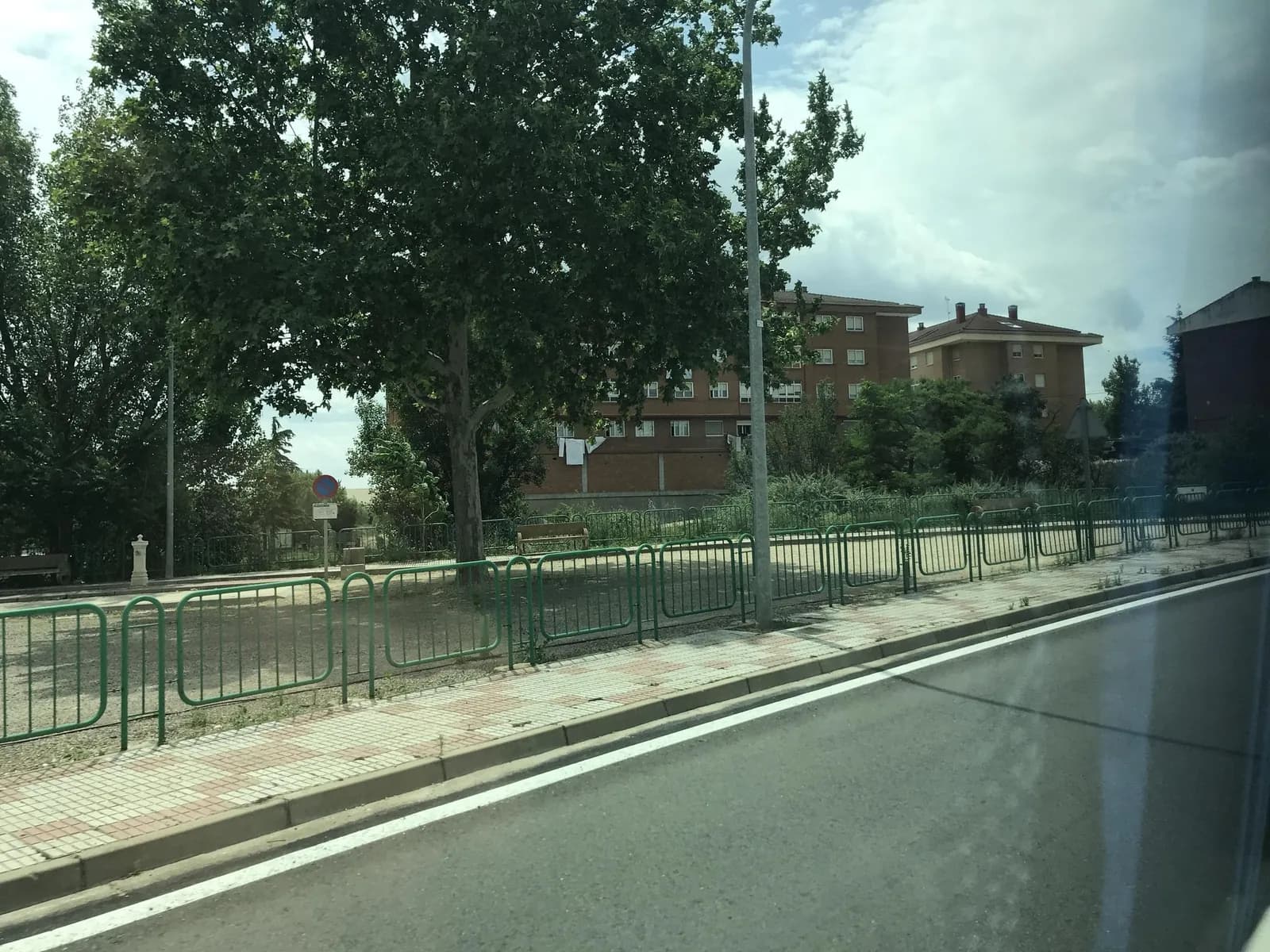Área del Parque del Hermanamiento en Dueñas (Palencia)