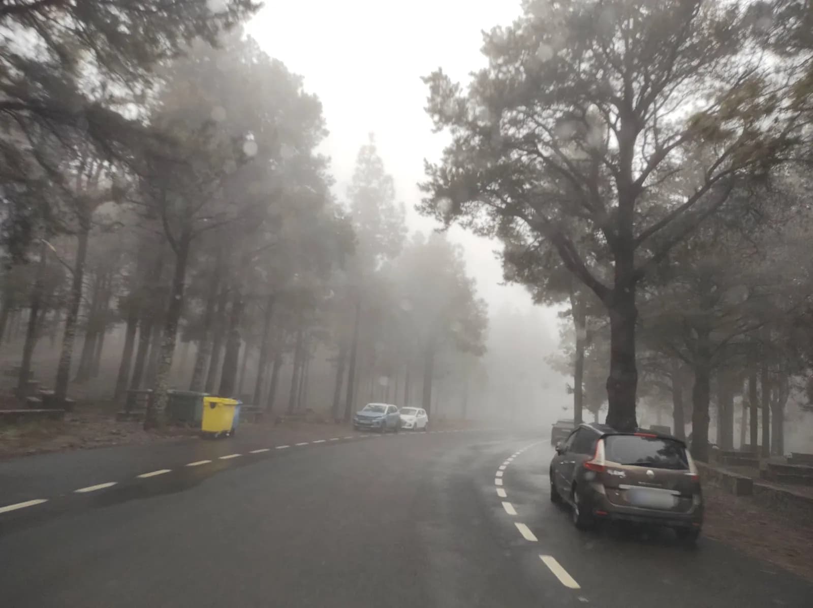Parking gratuito Llanos de la Pez en Tejeda (Las Palmas)