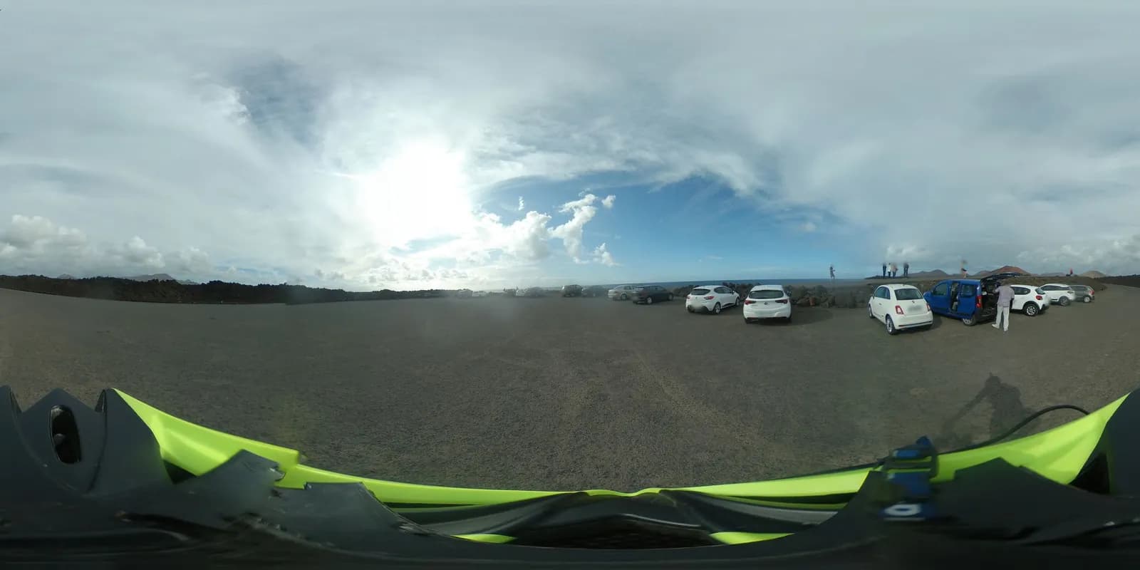 Parking gratuito Los Hervideros en Yaiza (Las Palmas)