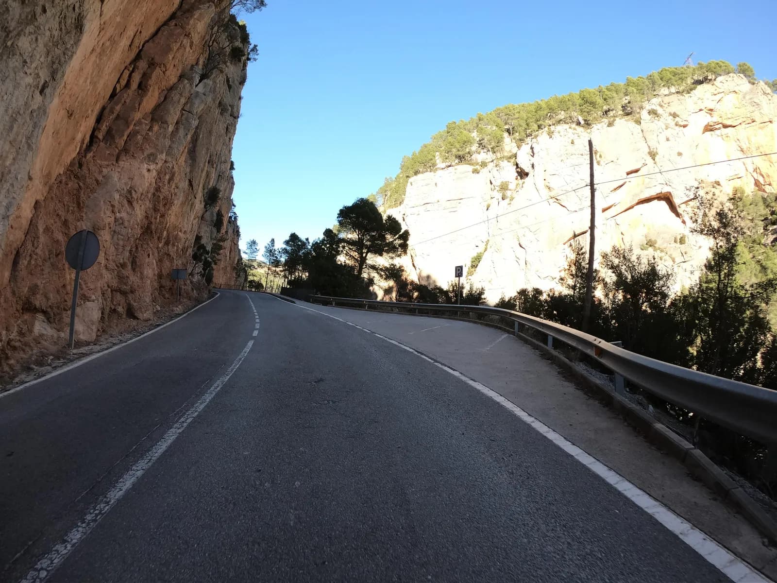 Parking Mirador en Montanejos (Castellón)