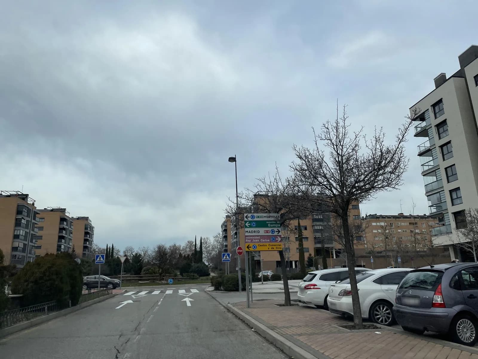 Parking gratuito Getafe Getafe (Paseo de Miguel de Cervantes) en Móstoles (Madrid)