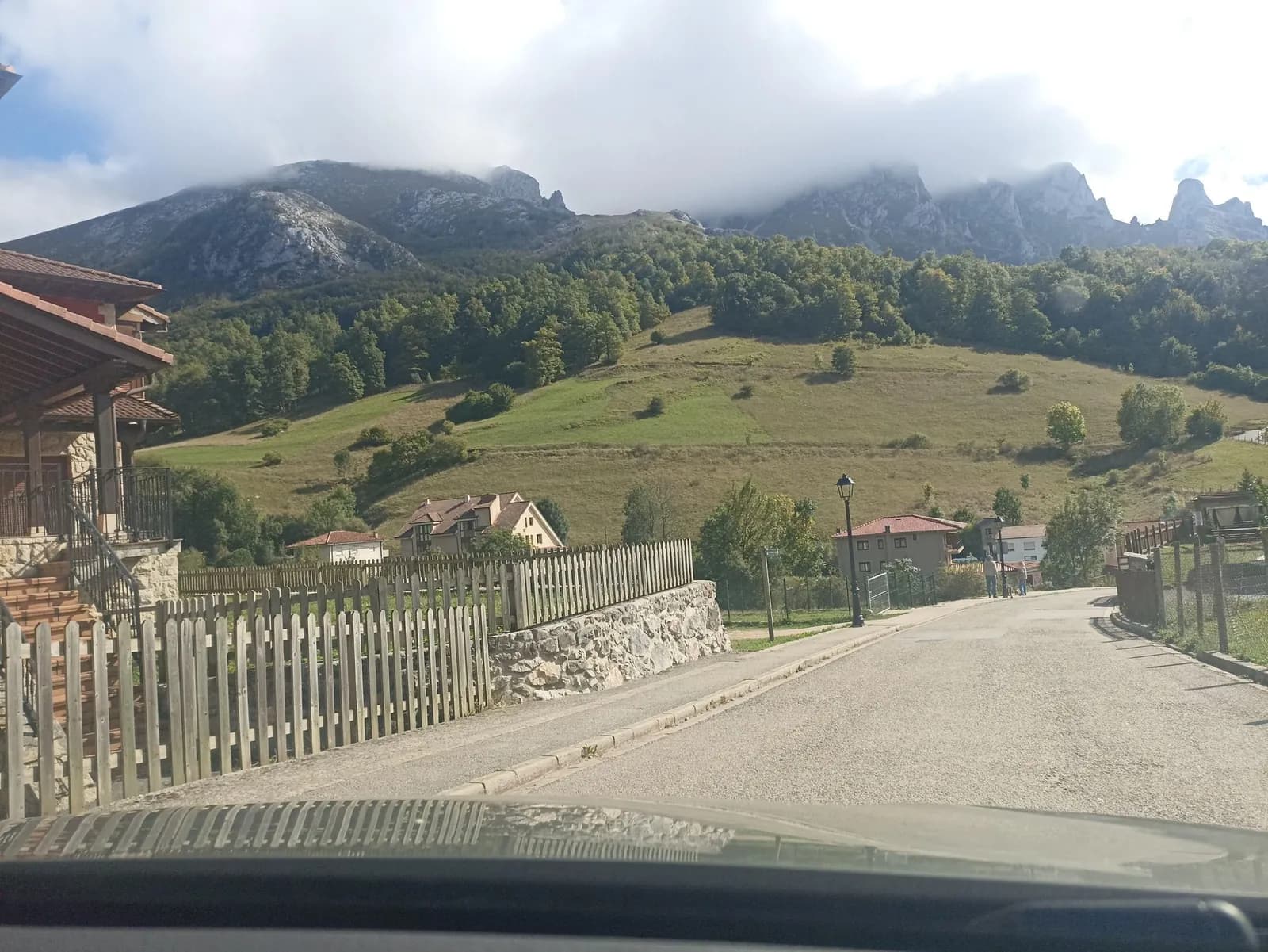 Parking Sotres en Cabrales (Asturias)