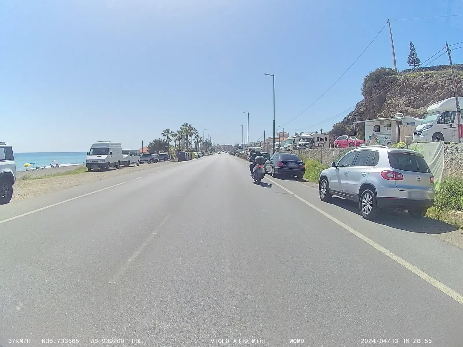 Parking de autocaravanas Paradisebeachcamper, Torrox Costa en Torrox