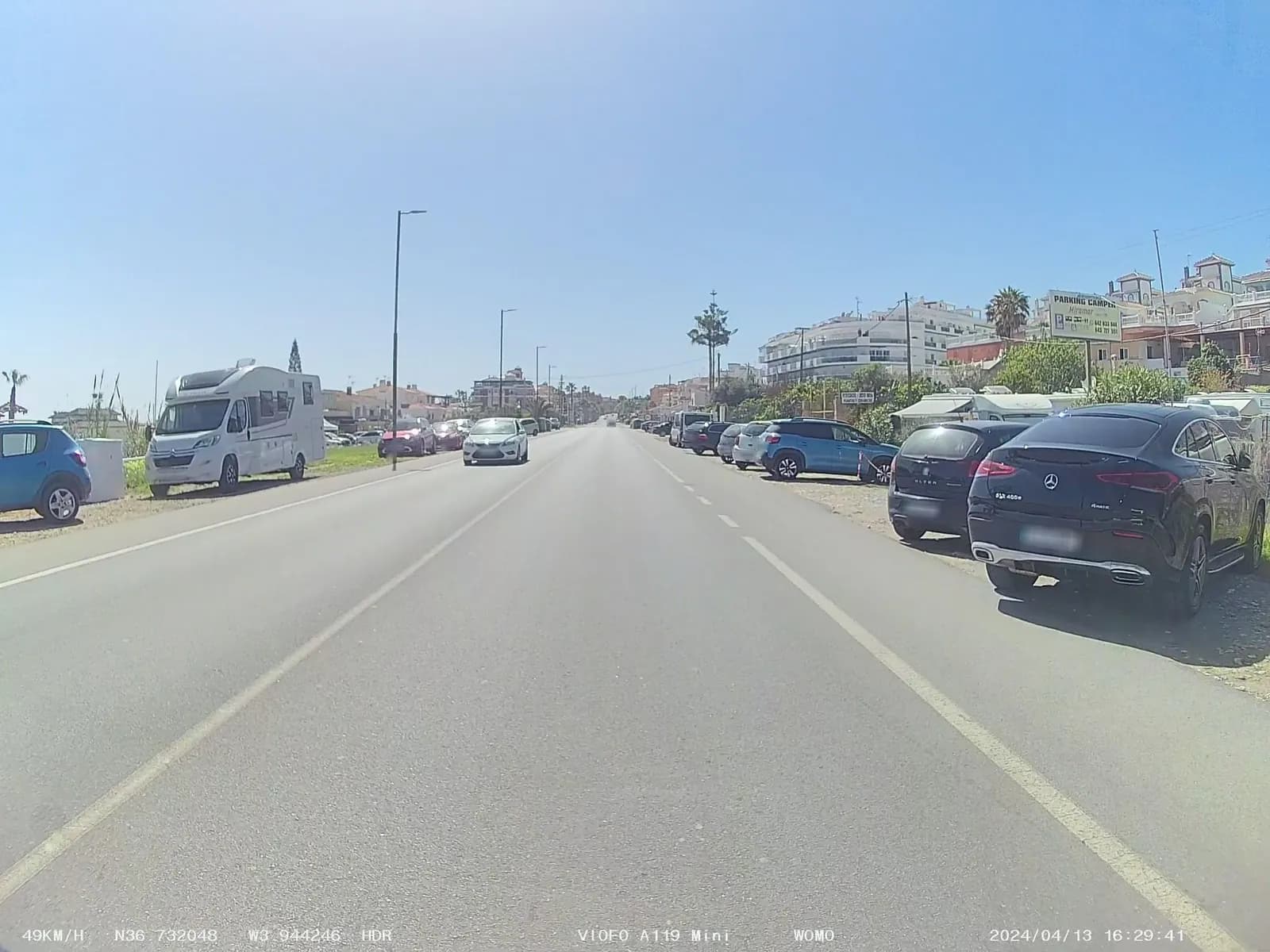 Parking Miramar en Torrox (Málaga)