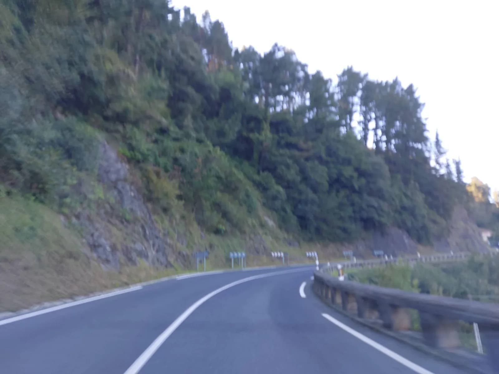 Parking Saturraran en Mutriku (Gipuzkoa)