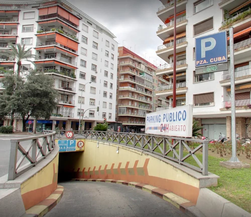 Parking Plaza de Cuba en Sevilla (Triana), abierto 24 h en Sevilla