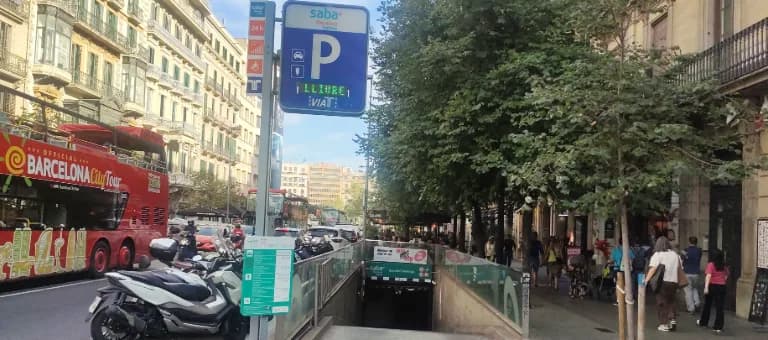 Parking Saba Bamsa Rambla Catalunya - Barcelona en Barcelona