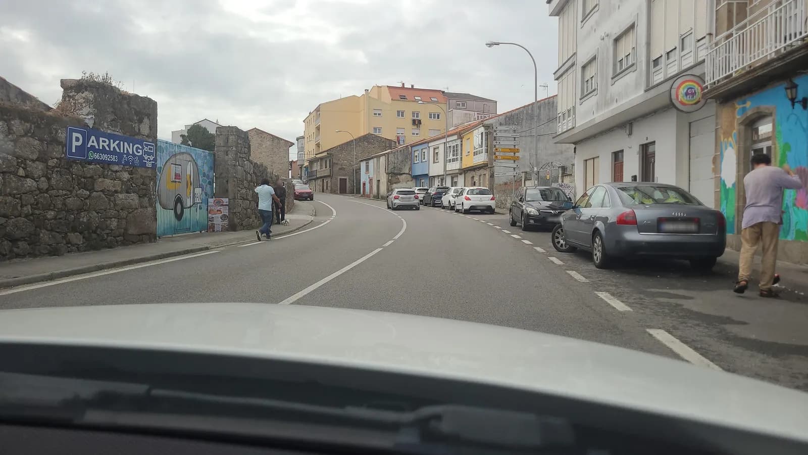 Parking de autocaravanas en Fisterra (Área de O Campo) en Fisterra (A Coruña)