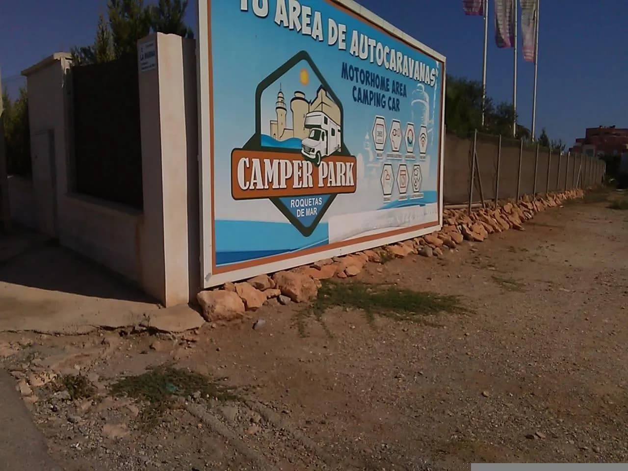 Parking autocaravanas en Roquetas de Mar (Almería) en Roquetas de Mar (Almería)
