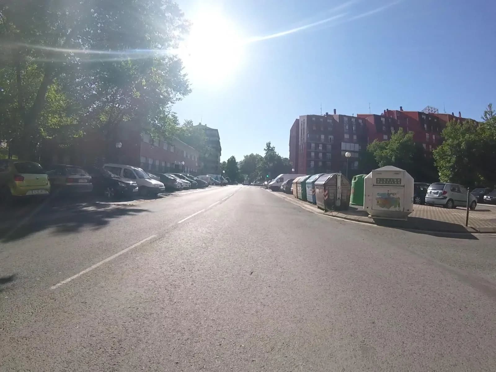 Aparcamiento gratuito en Alzukaitz kalea en Irun (Gipuzkoa)