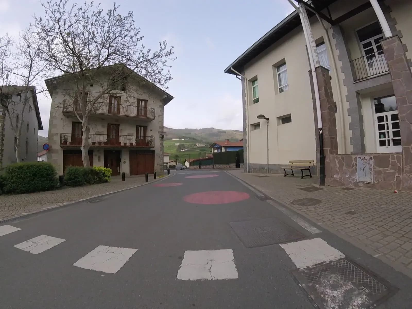 Aparcamiento gratuito en Arandia kalea en Berastegi (Gipuzkoa)