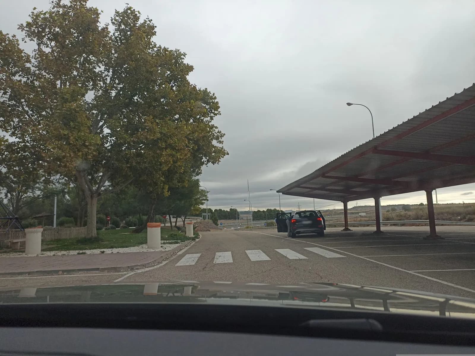 Aparcamiento gratuito en Autopista del Ebro en Fontellas (Navarra)
