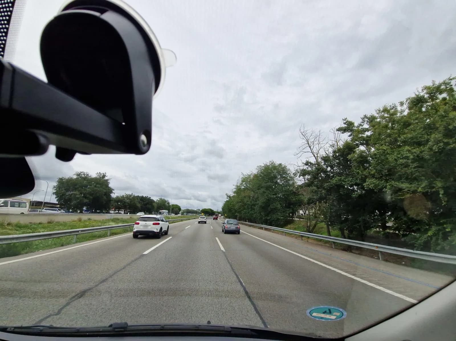 Aparcamiento gratuito en Autopista del Mediterráneo en Vilalba Sasserra (Barcelona)