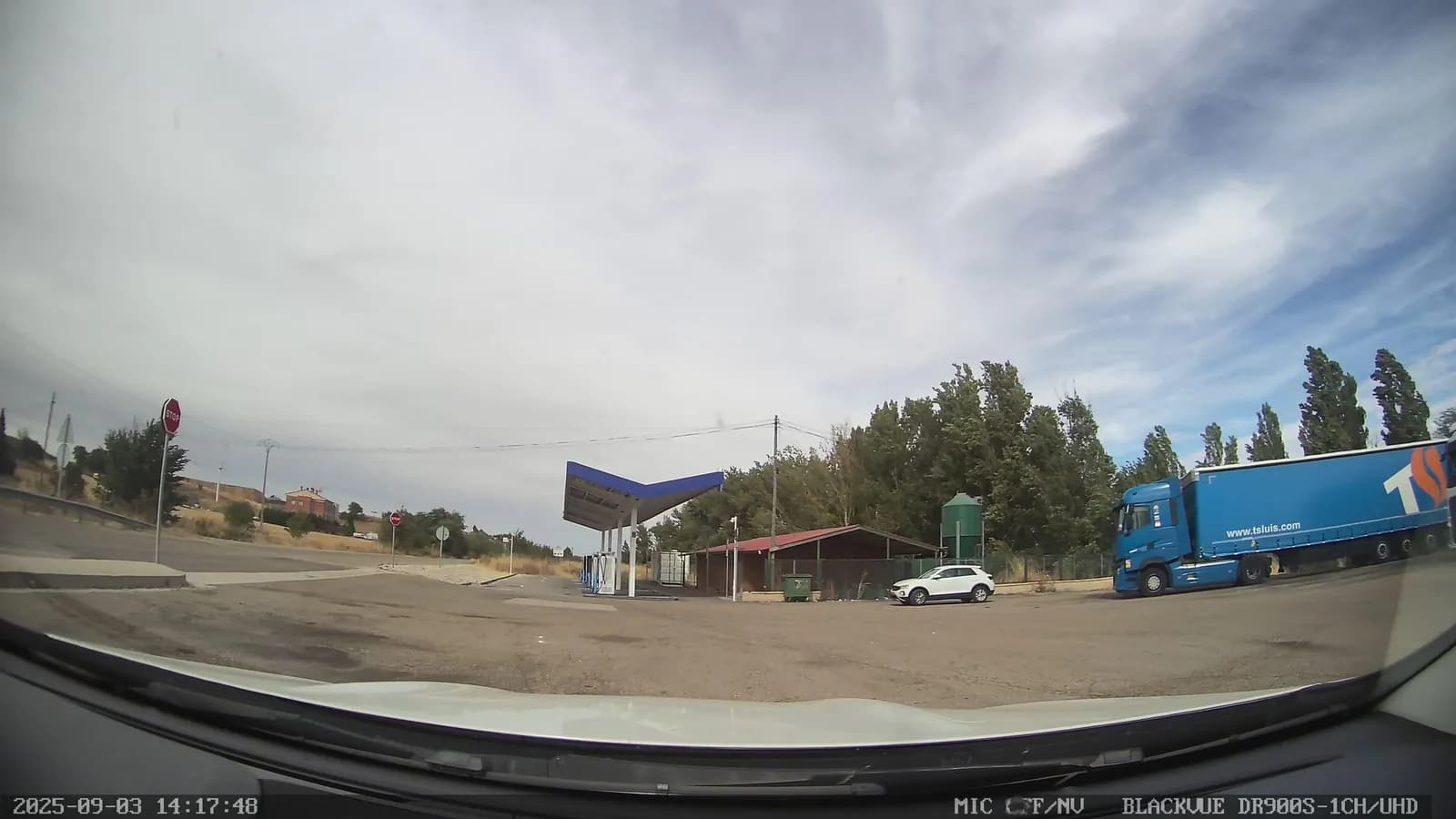 Aparcamiento gratuito en Autovía de Castilla en Dueñas (Palencia)