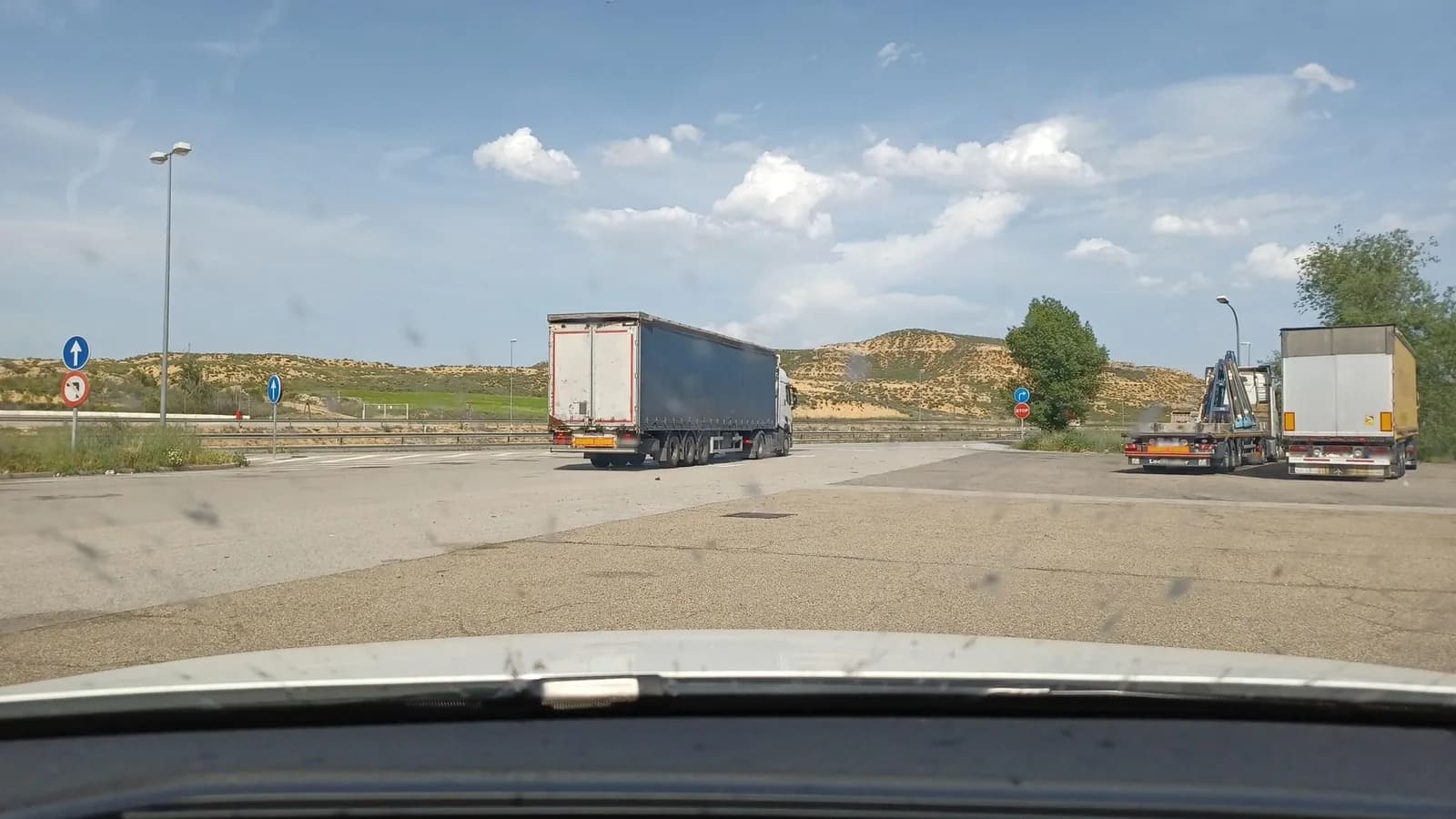 Aparcamiento gratuito en Autovía del Nordeste en Cetina (Zaragoza)