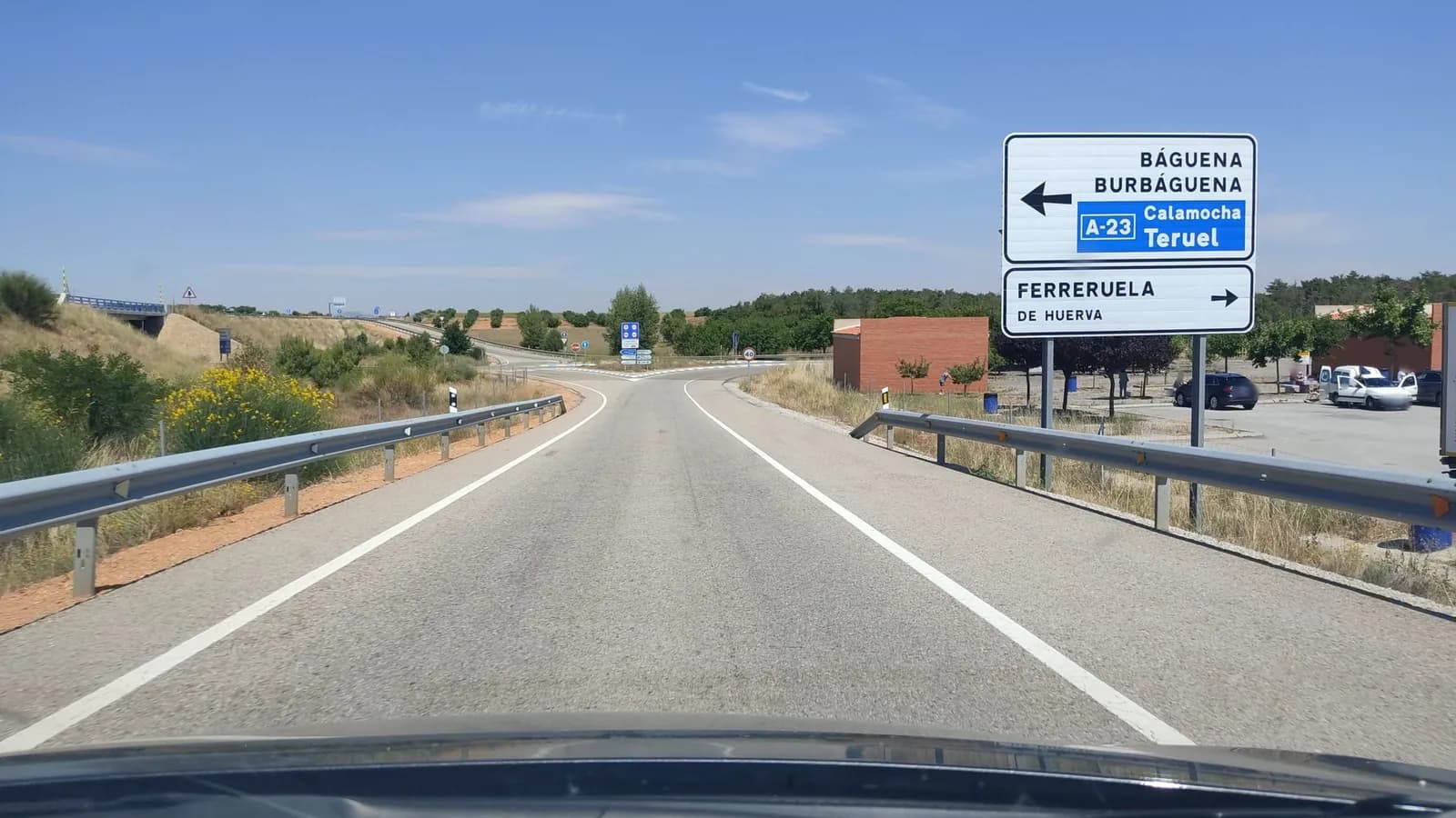 Aparcamiento gratuito en Autovía Mudéjar en Ferreruela de Huerva (Teruel)