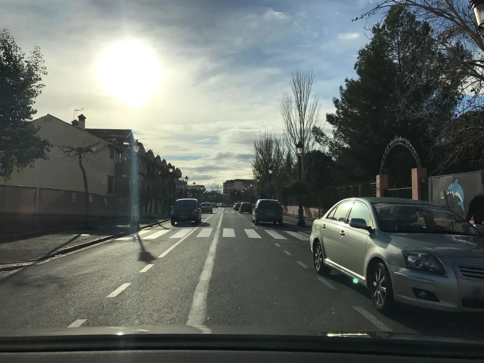 Aparcamiento gratuito en Avenida de la Diputación en Atarfe (Granada)