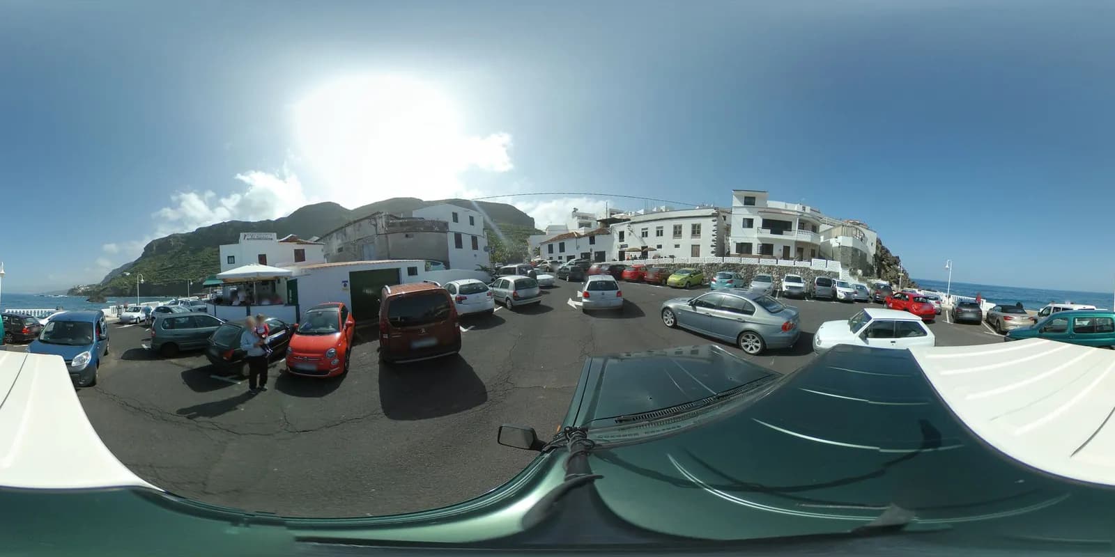 Aparcamiento gratuito en Avenida de las Aguas en San Juan de la Rambla (Santa Cruz de Tenerife)