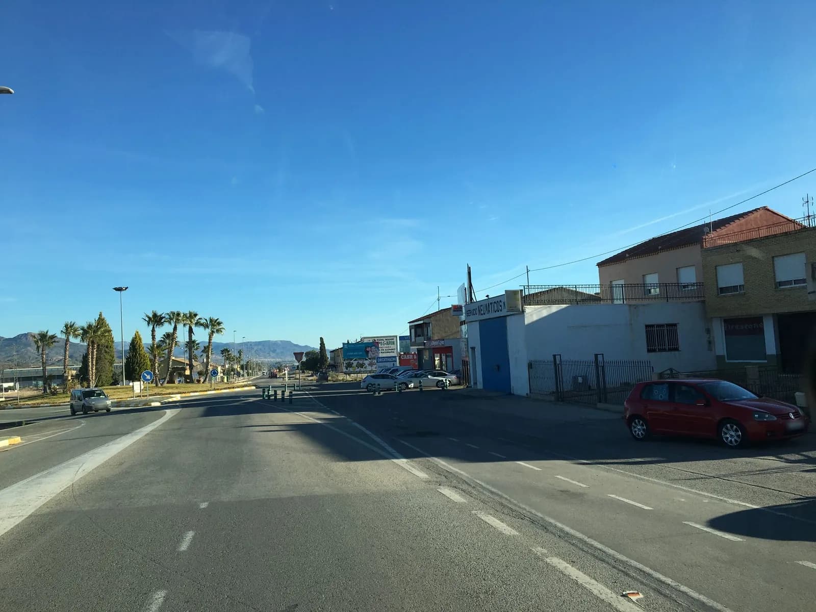 Aparcamiento gratuito en Avenida del Rey Juan Carlos I en Puerto Lumbreras (Murcia)