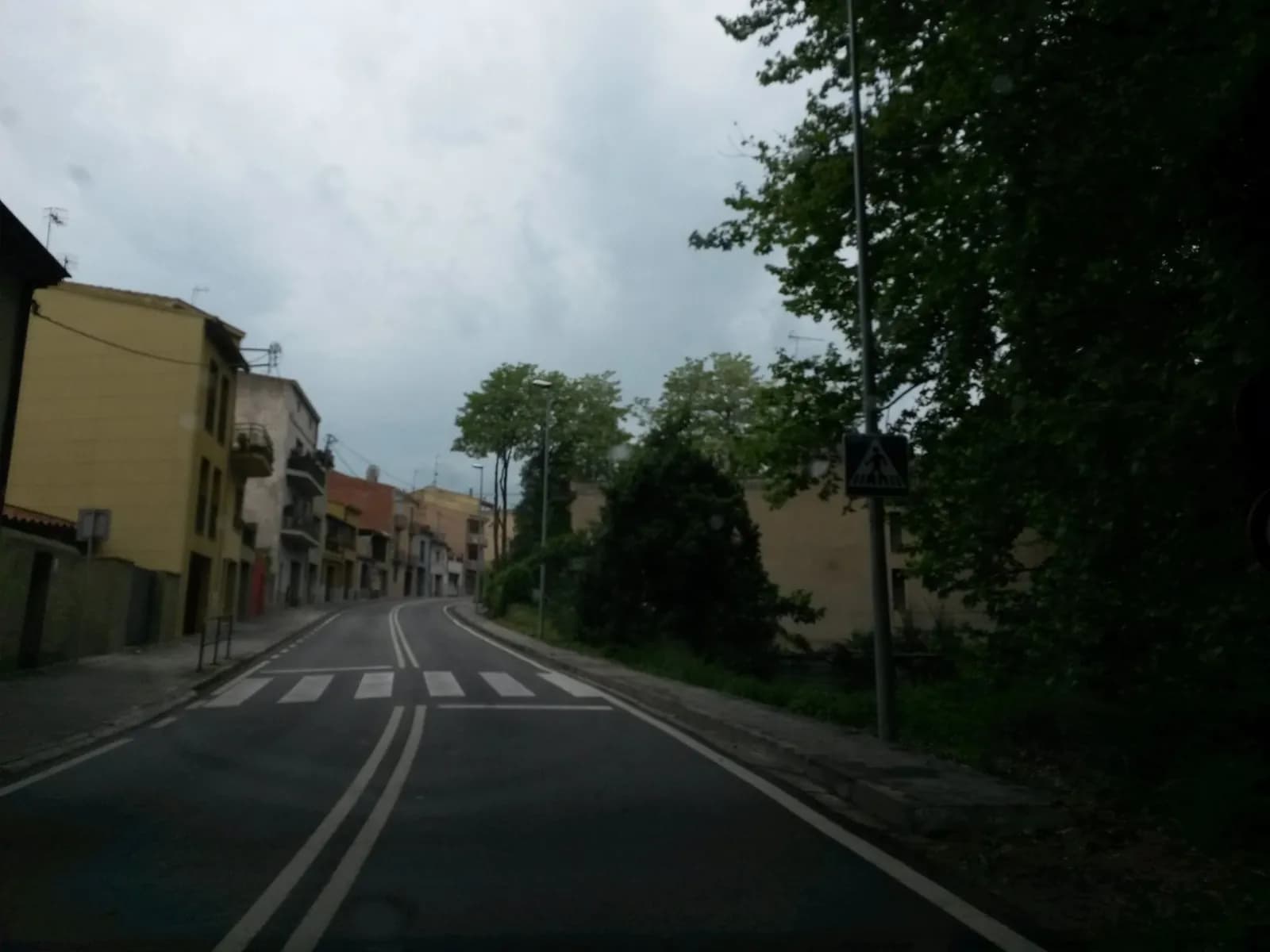 Aparcamiento gratuito en Avinguda Coronel Estrada en Hostalric (Girona)