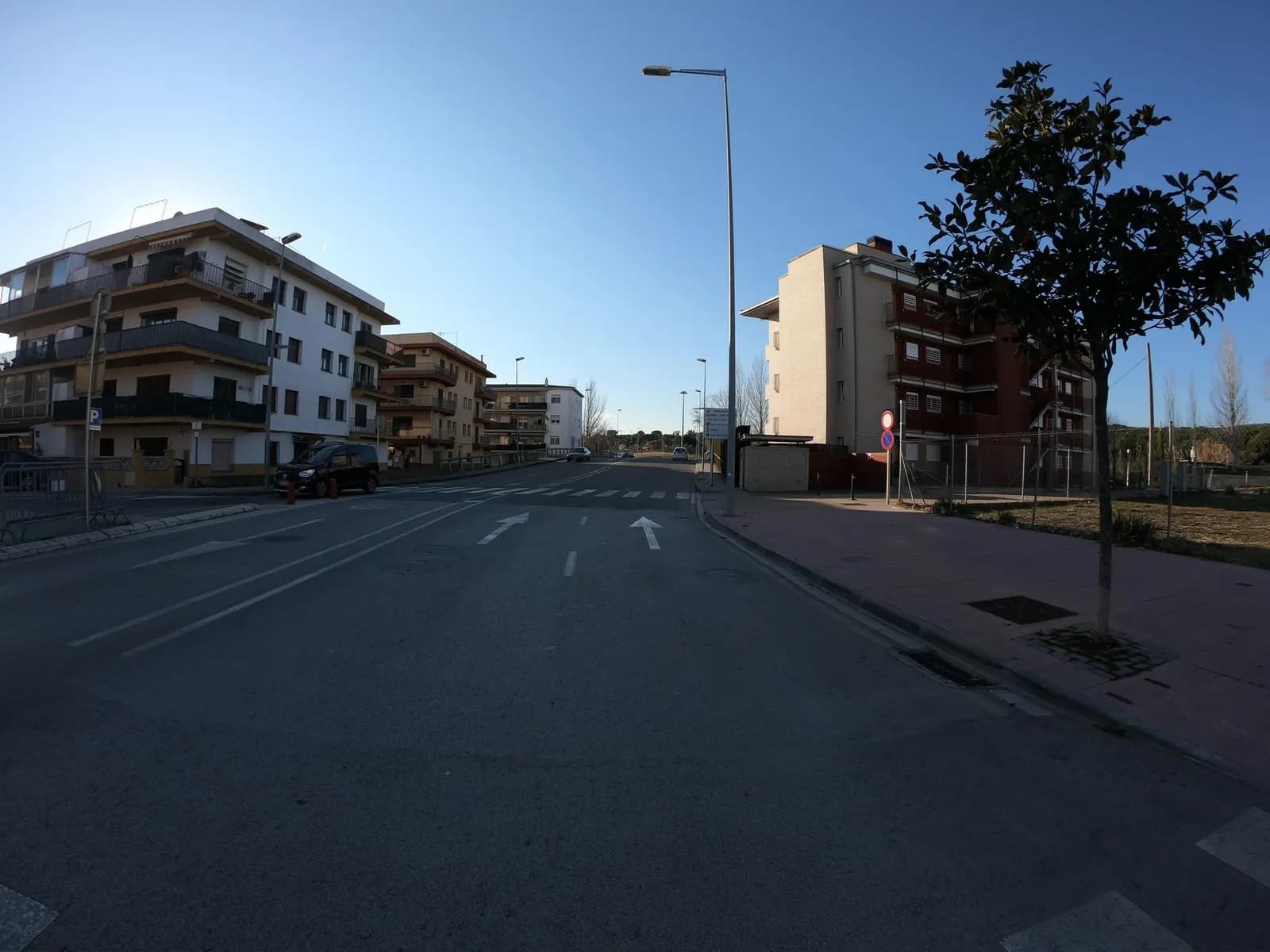 Aparcamiento gratuito en Avinguda de Catalunya en Palamós (Girona)