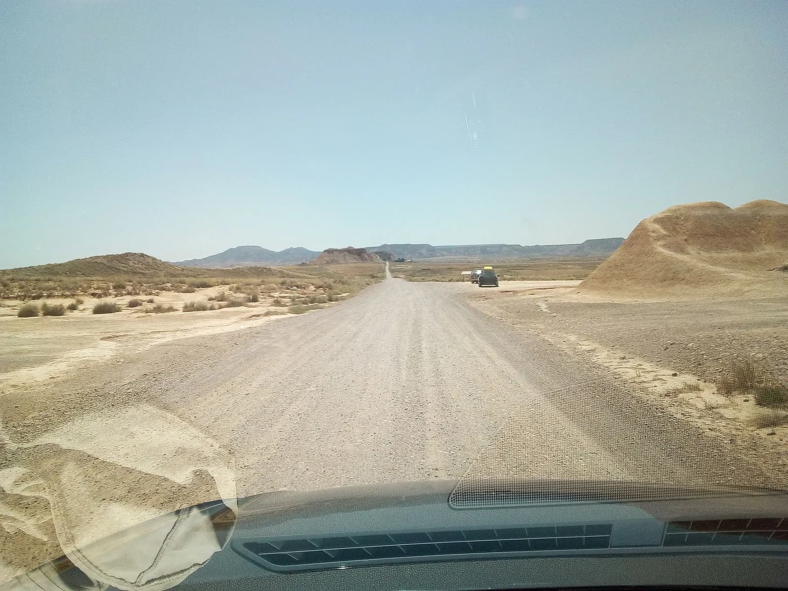 Aparcamiento gratuito en Barranco de Las Cortinas en Arguedas (Navarra)
