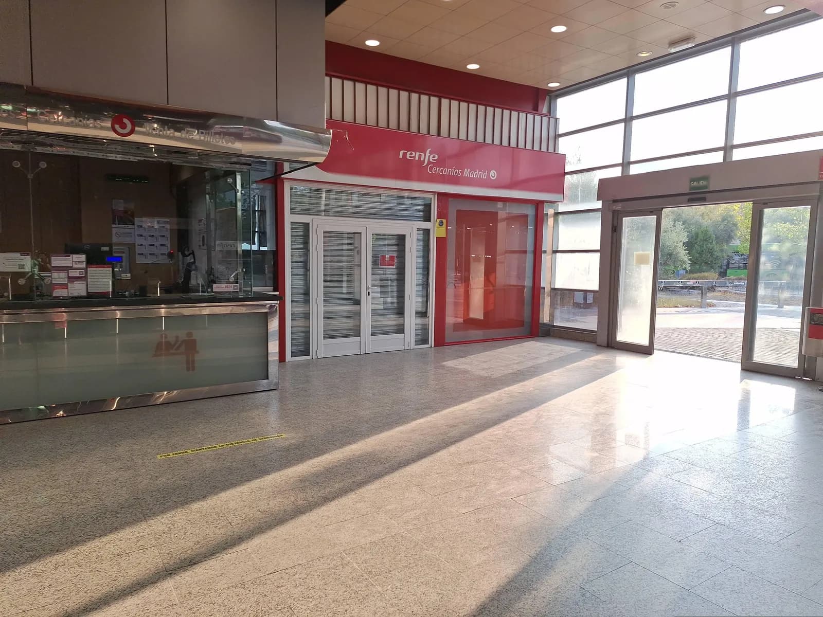 Parking de la estación de Parque Polvoranca, en Leganés en Leganés (Madrid)