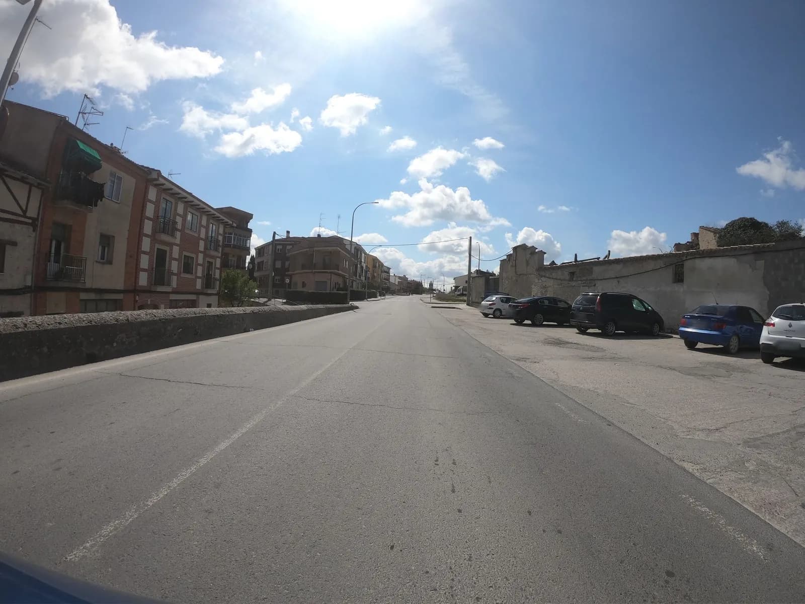 Aparcamiento gratuito en Calle de los Astros en Cuéllar (Segovia)