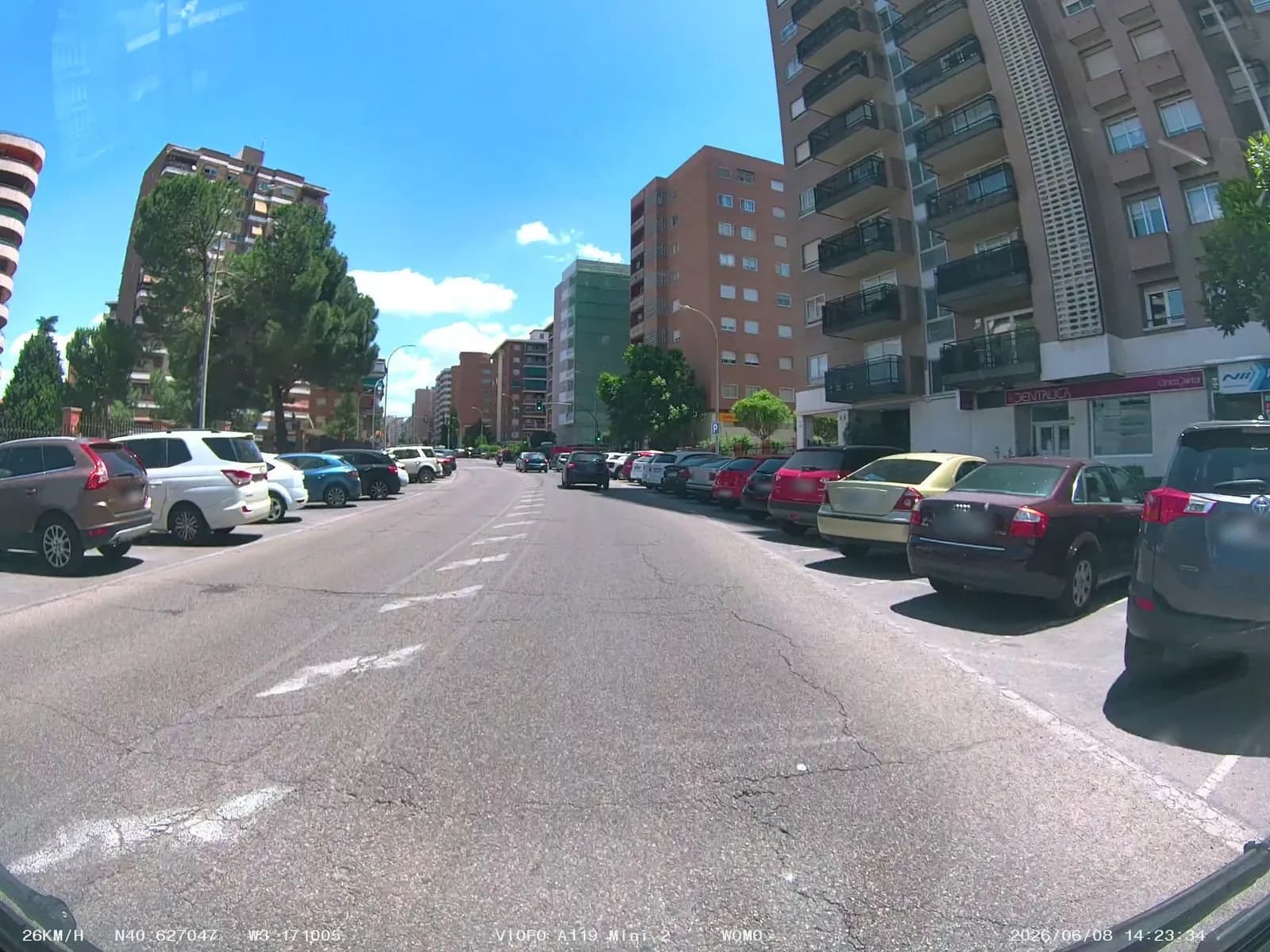 Aparcamiento gratuito en Calle del Doctor Layna Serrano en Guadalajara