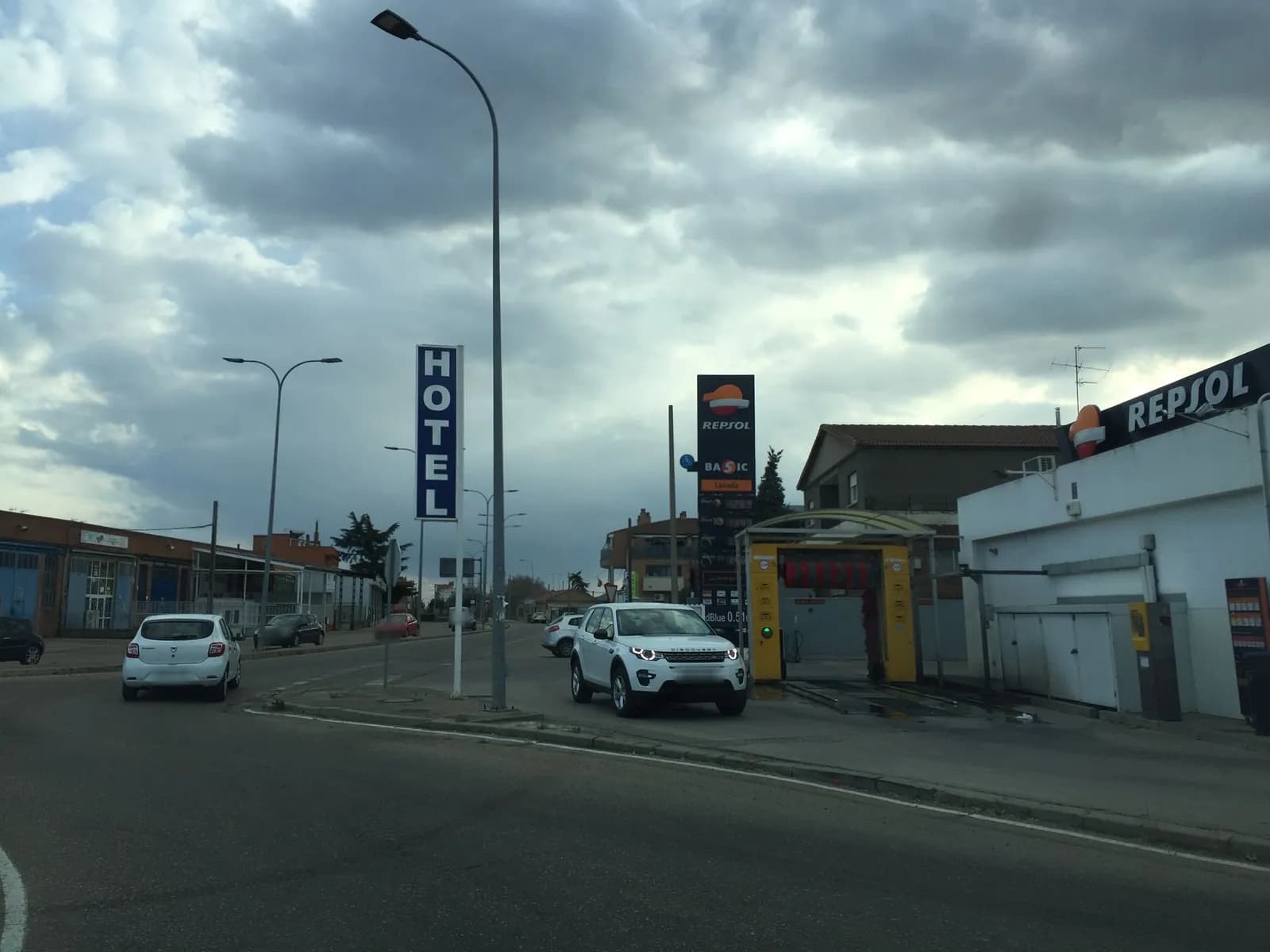 Aparcamiento gratuito en Calle Zinc en Venta de Baños (Palencia)