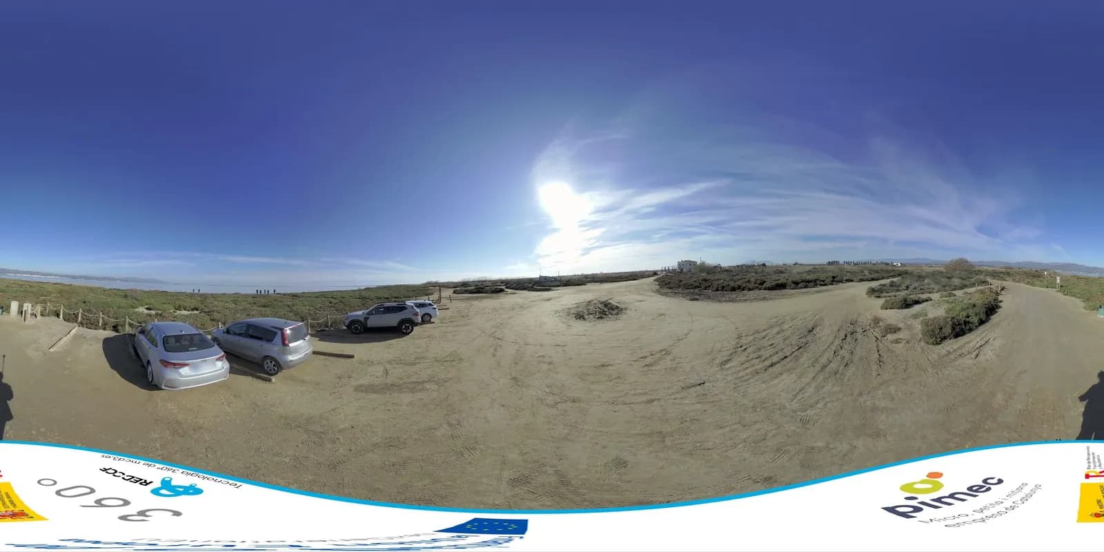 Aparcamiento gratuito en Camí d'Illa de Mar en L'Ampolla (Tarragona)