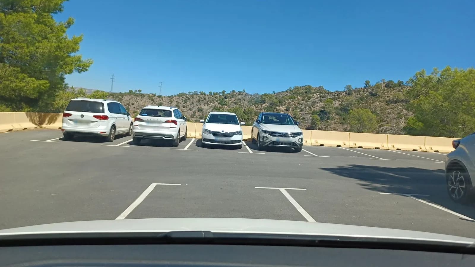 Aparcamiento gratuito en Camí de les Coves en Benifallet (Tarragona)