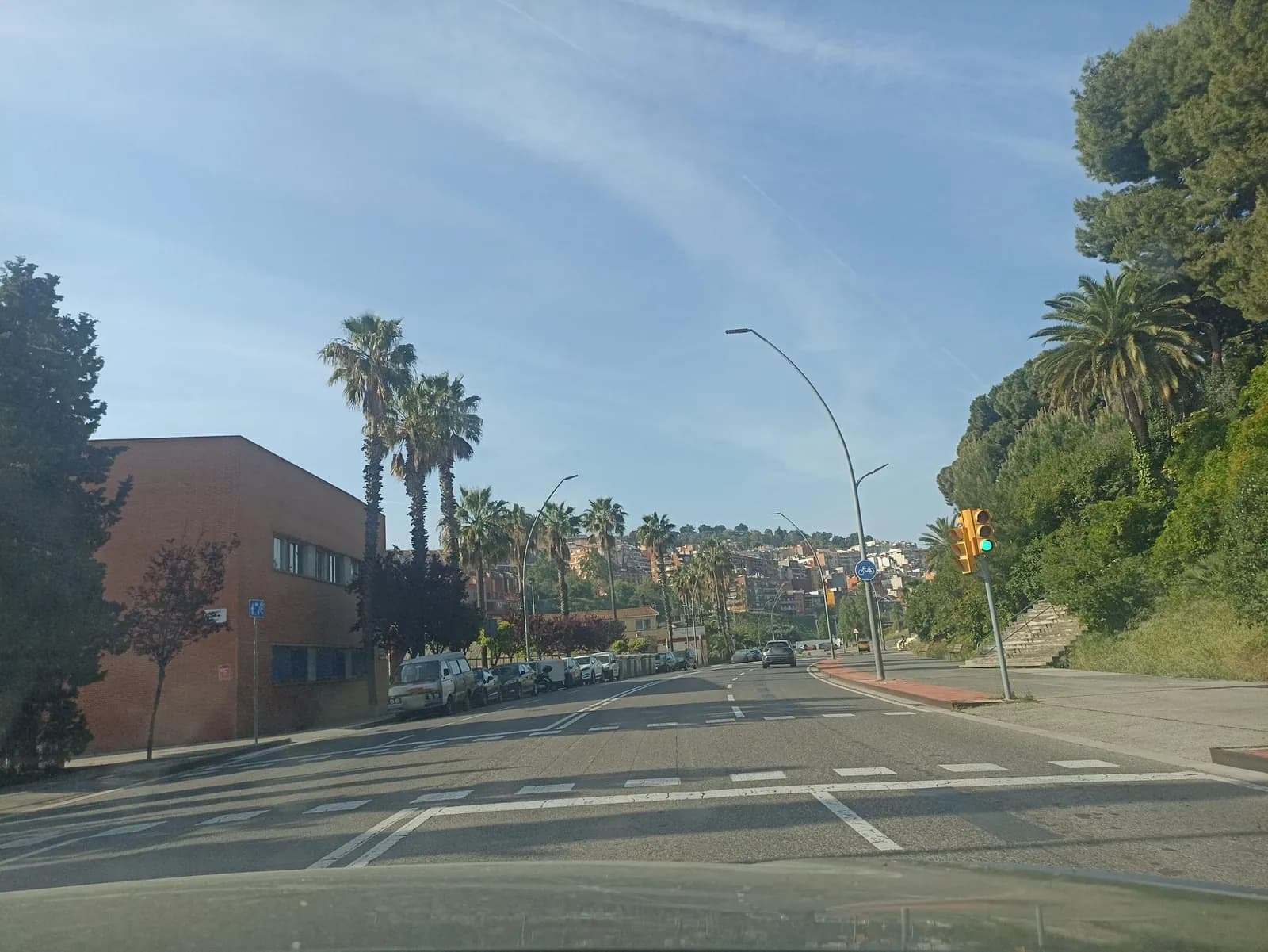Aparcamiento gratuito en Camí de Sant Genís a Horta en Barcelona