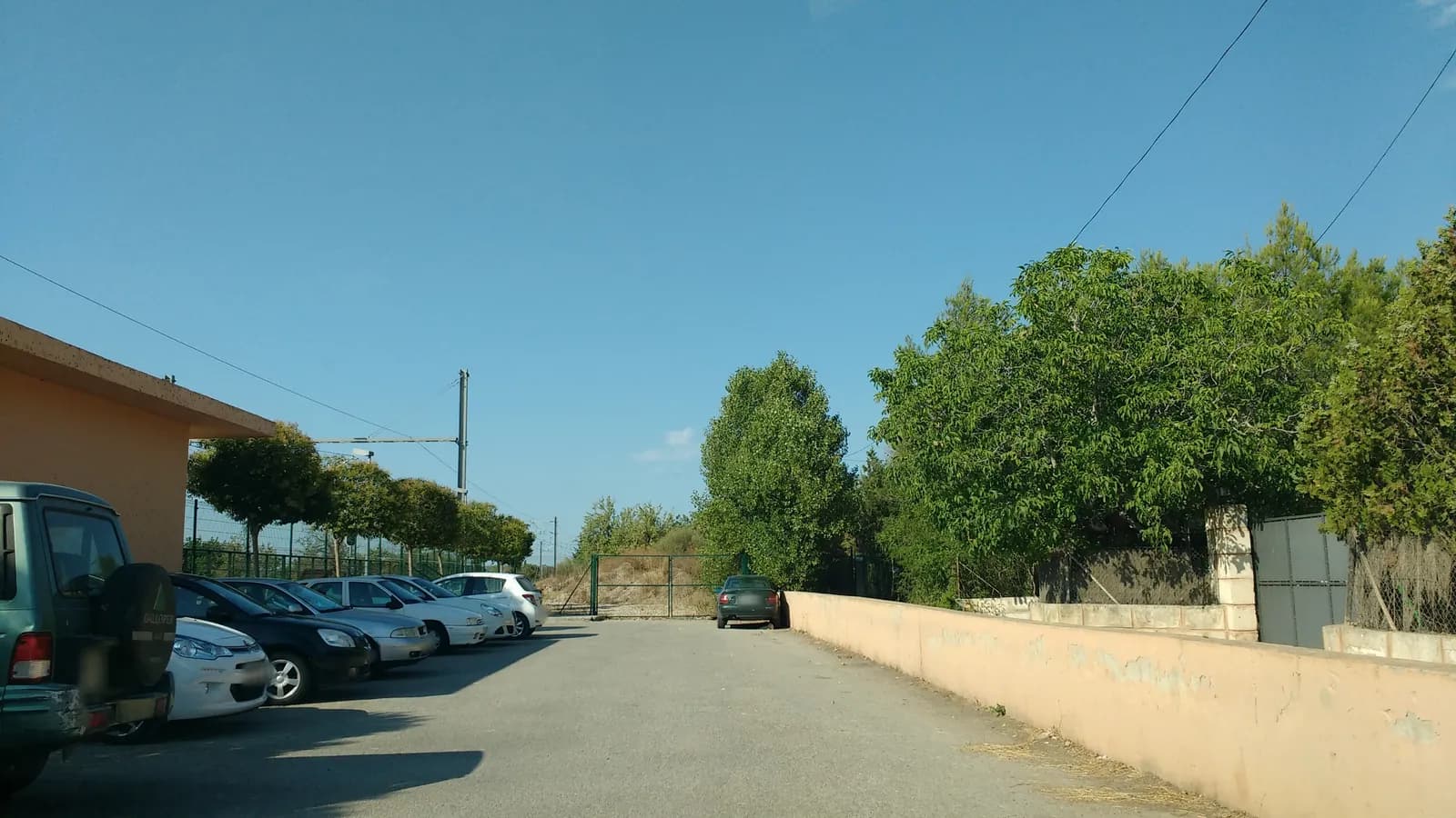 Parking gratis en el camí de Son Jordi, Consell en Consell (Illes Balears)