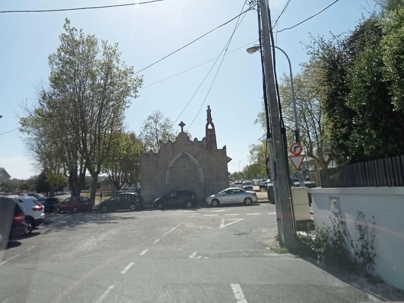 Aparcamiento gratuito en Camiño de Fontenla en Nigrán (Pontevedra)