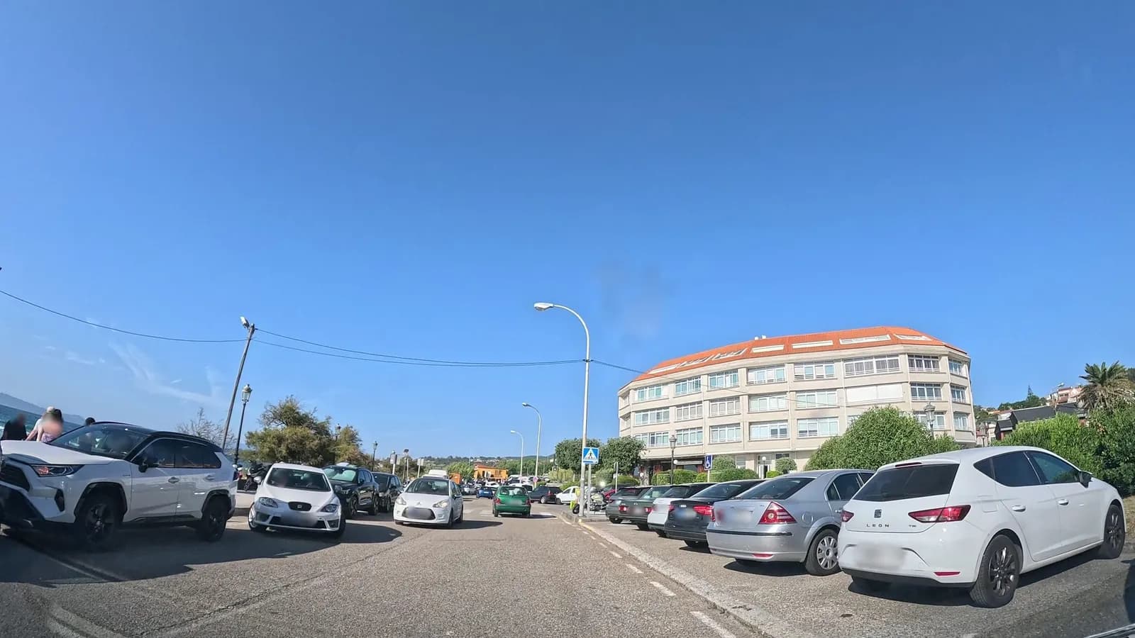 Aparcamiento gratuito en Camiño do Rego do Forno en Nigrán (Pontevedra)