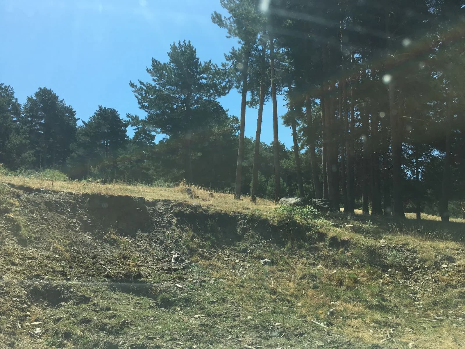 Aparcamiento gratuito en Cañada Real Leonesa en Peguerinos (Ávila)