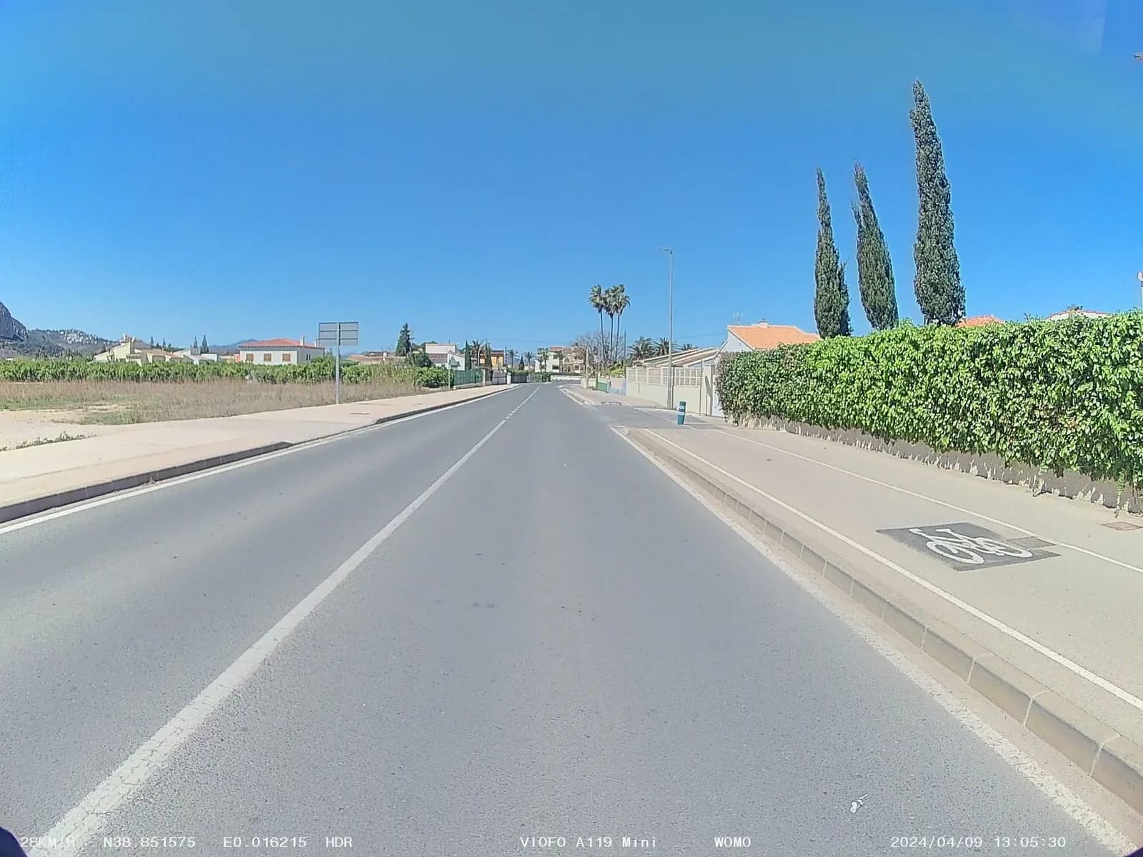 Aparcamiento gratuito en Carrer Cervantes en Poblets (els) (Alicante)