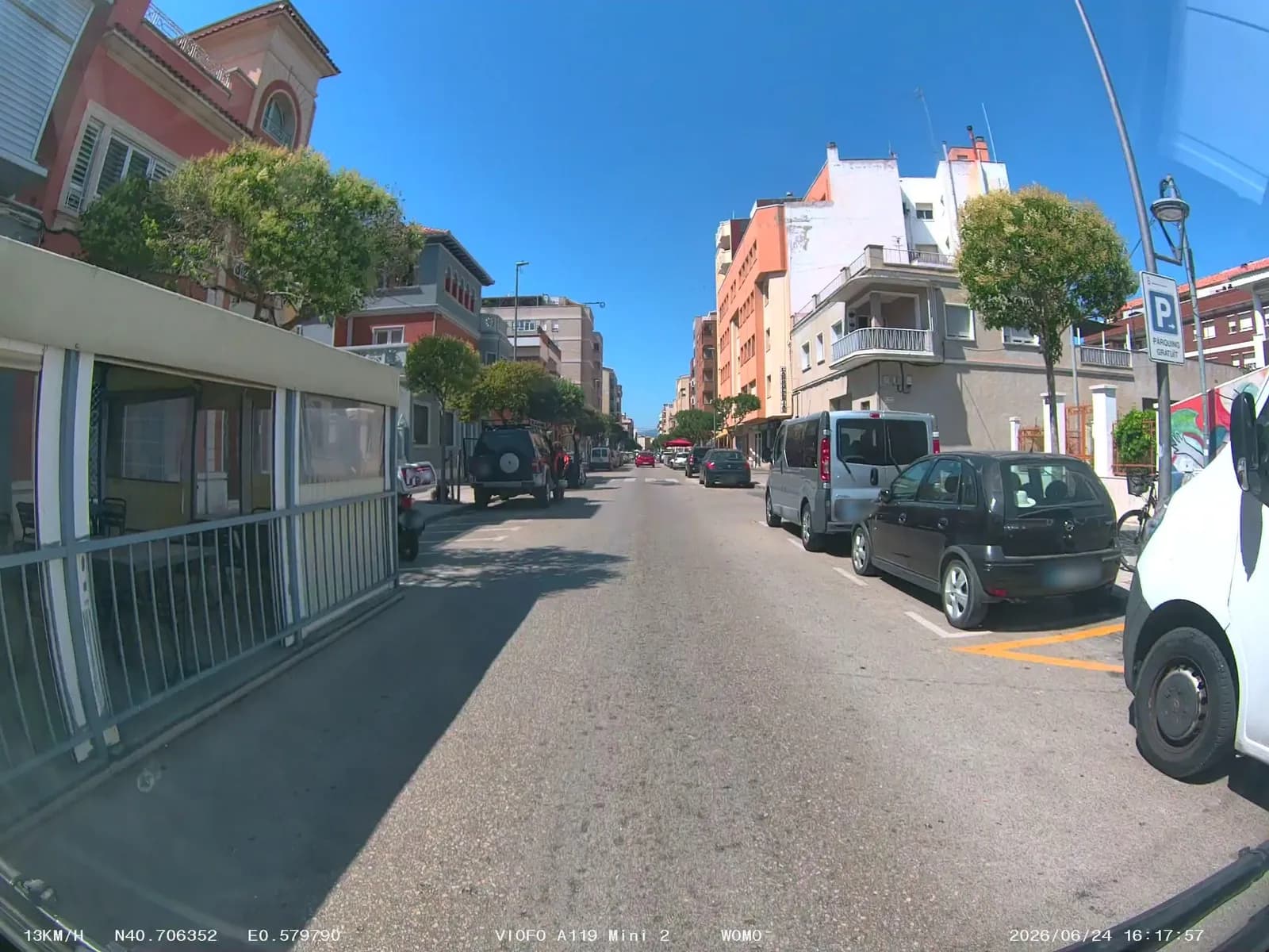 Parking gratuito en Amposta (Carrer d'Alacant) en Amposta (Tarragona)