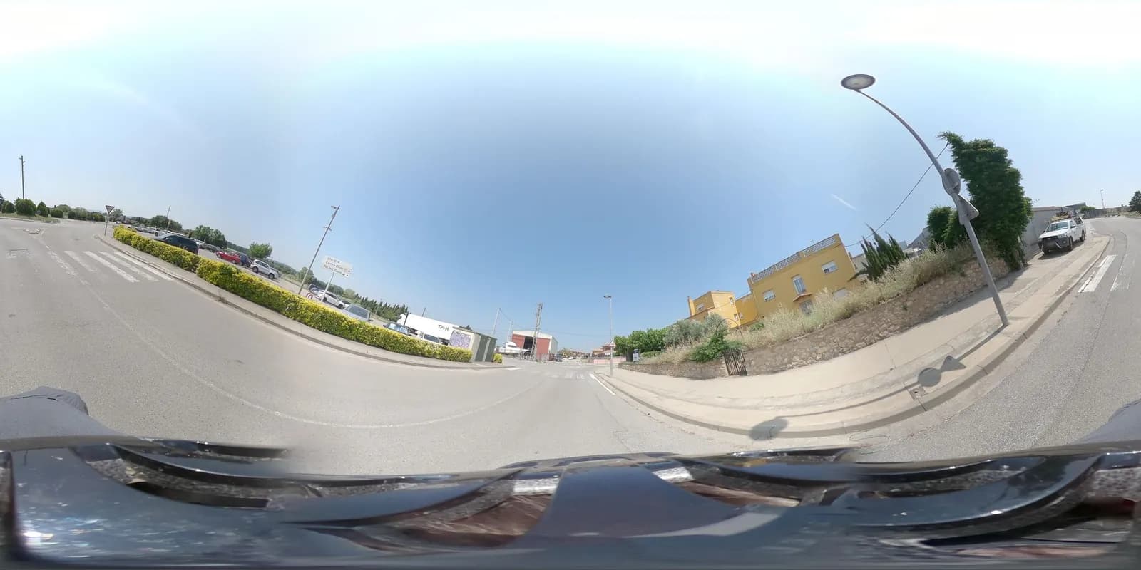 Aparcamiento gratuito en Carrer Dalt en Ullà (Girona)